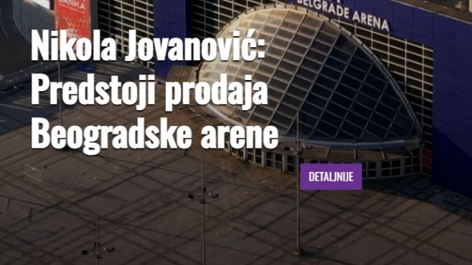 Prodaja Beogradske arene